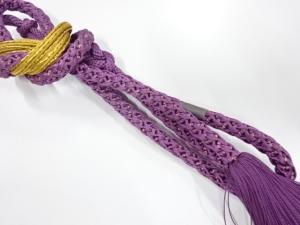 未使用品　正絹　撚り房　手組帯締め